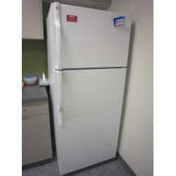 GE White Fridge Top Freezer Refrigerator